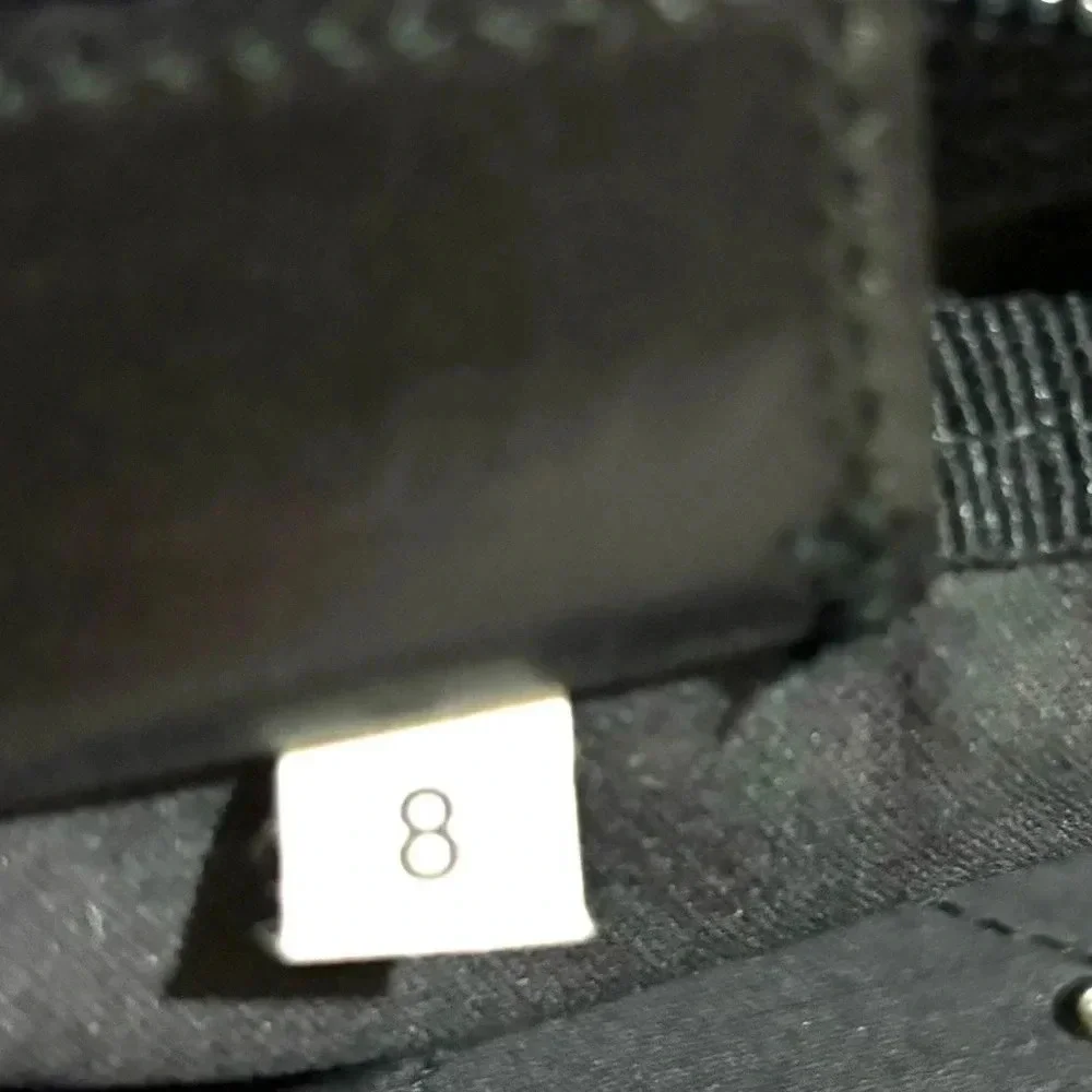 Prada black nylon oblong mini pouch clutch make up bag